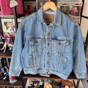 Vintage Levi’s Orange Tab Denim Trucker Jacket Youth M 12/14 57508
